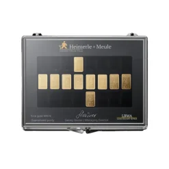 10 x 1/20 Oz Gold Unity Box Heimerle + Meule