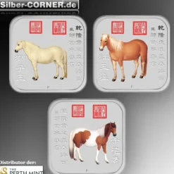 Year of the Horse 1 Oz Silber Ten Coin Set *